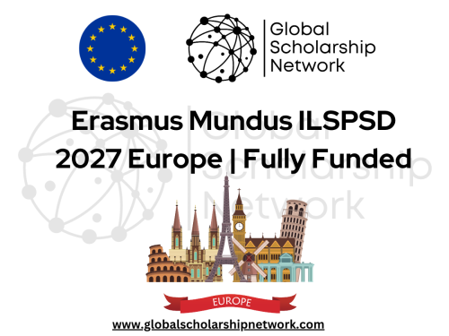 Erasmus Mundus ILSPSD Scholarship 2027 in Europe | Fully Funded