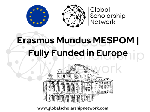 Erasmus Mundus MESPOM Scholarship 2027/29 | Fully Funded in Europe