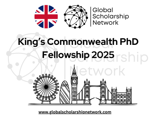 King’s Commonwealth PhD Fellowship 2025 | Paid Fellowship