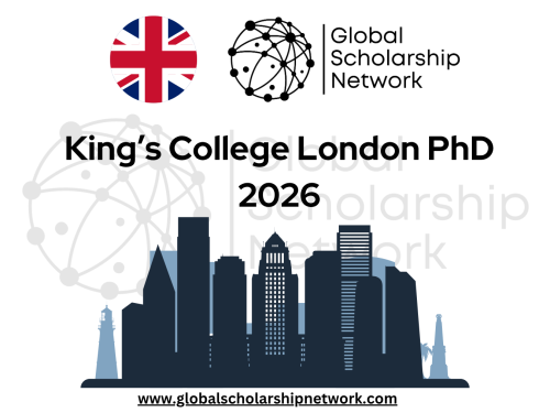 Fully Funded King’s College London PhD Studentship 2026 in UK (Stipend £23,805 + Research Grant)